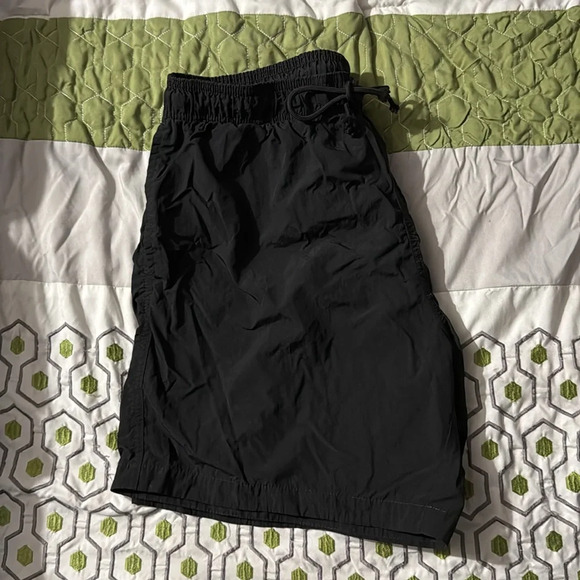 NWOT Black Drawstring Shorts - Picture 2 of 3